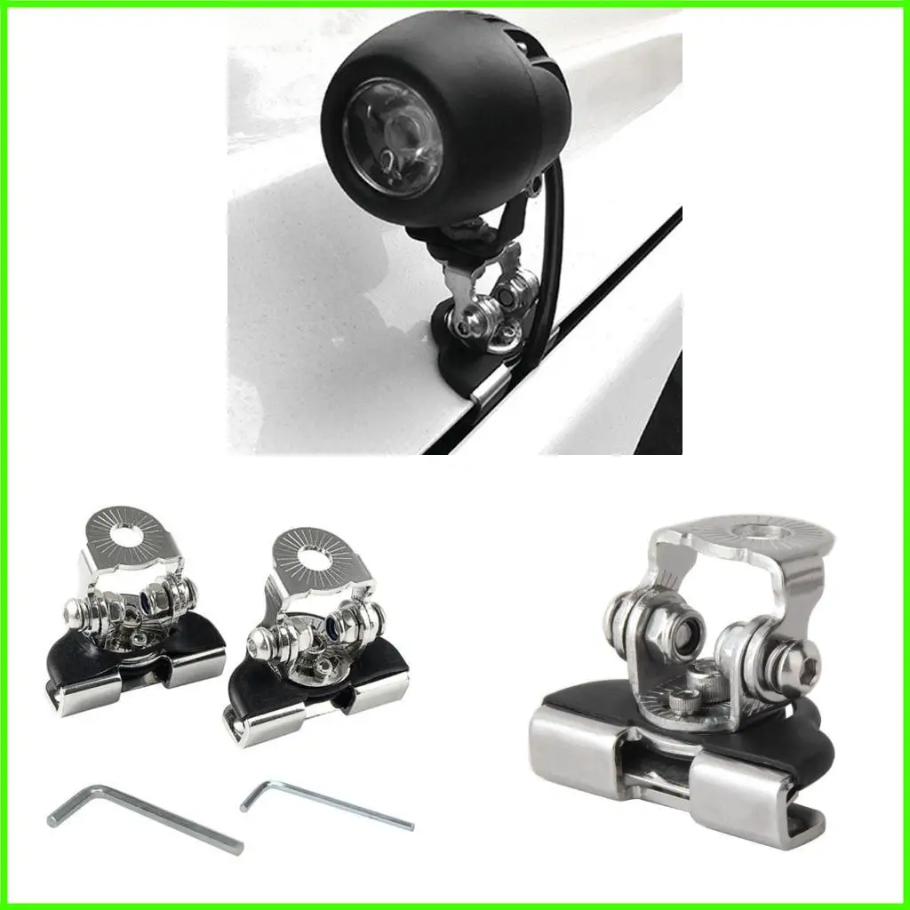 

Led Bar Holder Bracket Car Work Light Fog Lamp Hood Clamp Rotatable Lights Mount