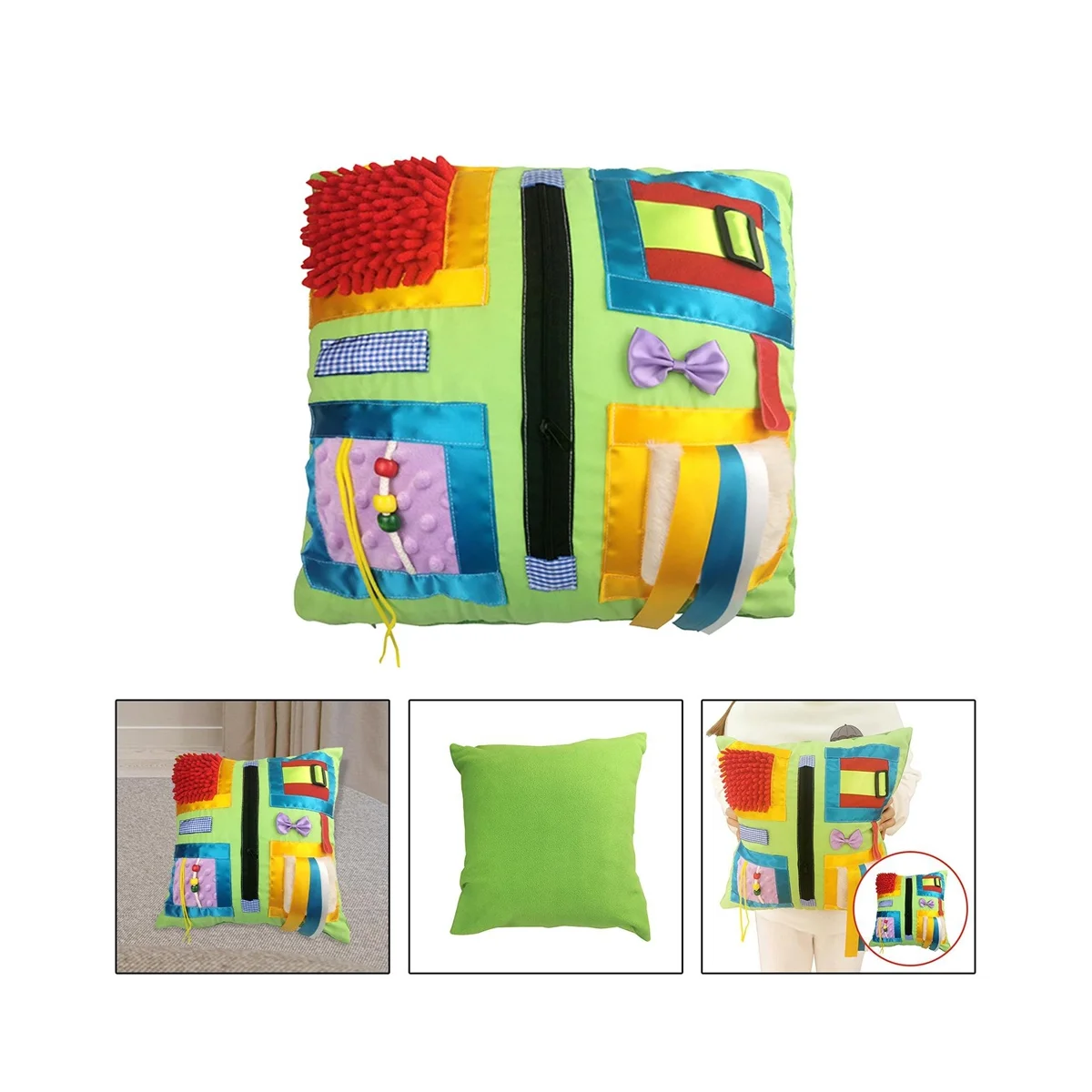 Fidget Blanket Dementia Activities for Seniors Fidget Pillow Products for Elderly with Dementia, Alzheimers,G660H