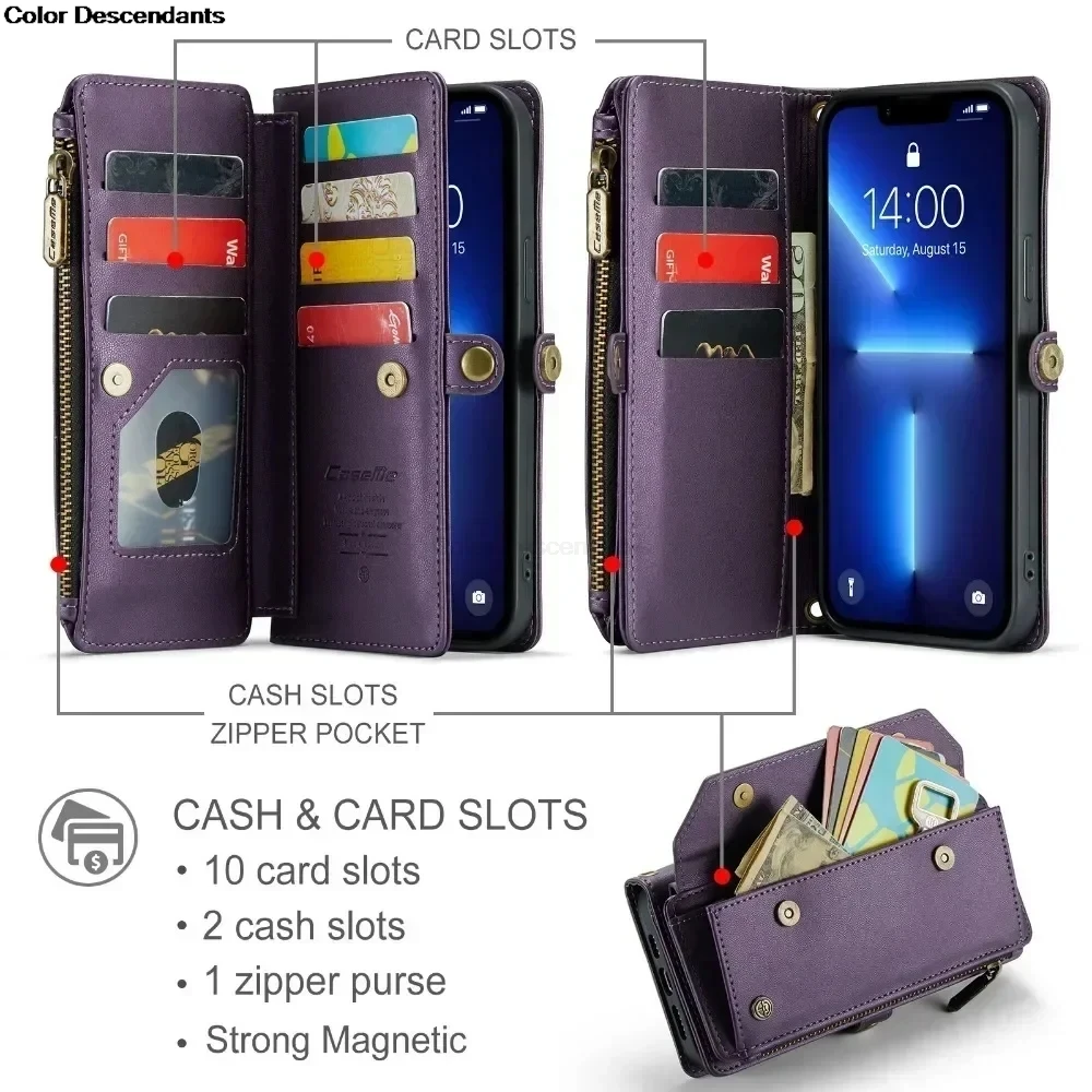 Crossbody Wallet Phone Case for Google Pixel 8 Pro 7A RFID Blocking Card Slot Holder Purse Adjustable Lanyard PU Leather Cover