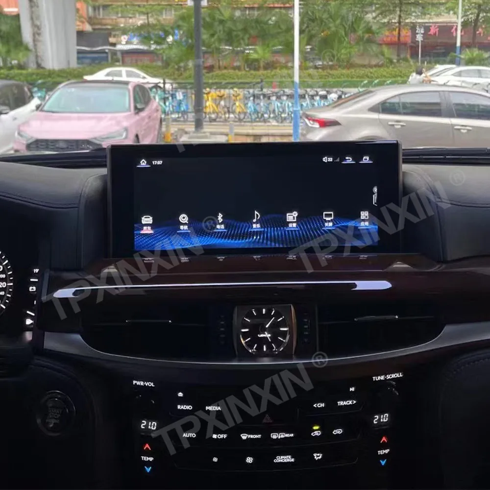 Andriod 13 Navi Carplay For LEXUS LX570 2015-2021 Car Radio Multimedia Player 12.3 Inch Touch Screen Stereo Head Unit DSP 4G LTE