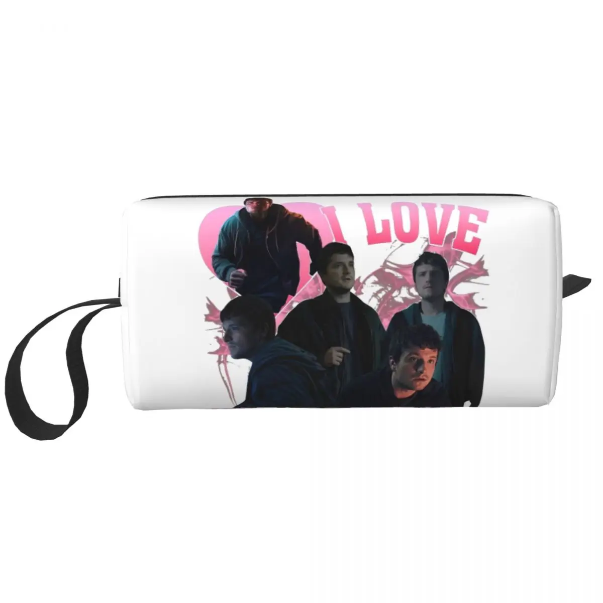 I Love Josh Hutcherson Makeup Bag Pouch Cosmetic Bag Men Women Movie TV Actor Toiletry Bag Storage Pouch Bag