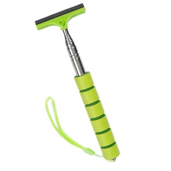 1x Car Telescopic Rear-view Side Mirror Squeegee Glass Cleaning Tool For Window Front Windshield Rainproof Ice Scraper