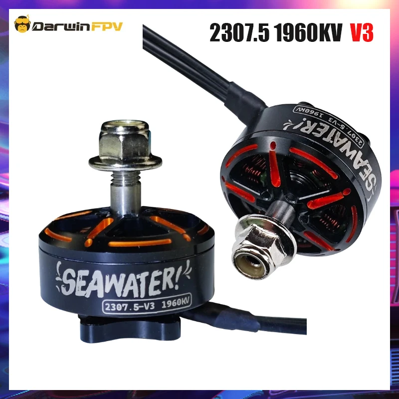

DarwinFPV 2307.5 1960KV V3 Version Motor DroneTraverser for Hulk II Waterproof RC Drone FPV Racing Multirotor Accessories RC DIY