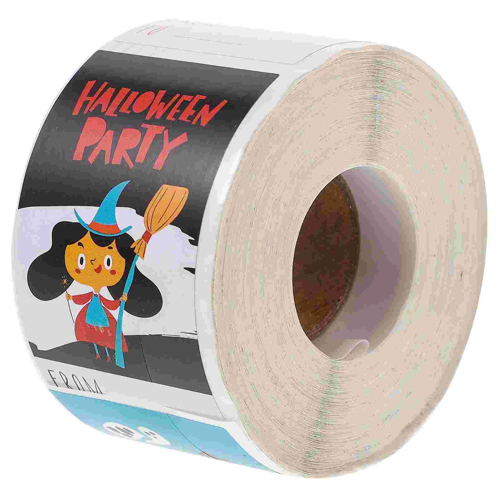 Halloween Stickers Gift Labels Invitation Card Multi-function Cards Decals Boxes