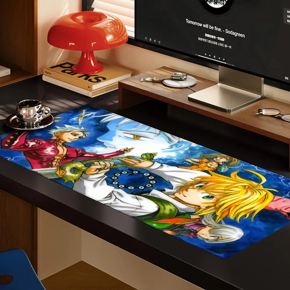 The S-Seven Deadly S-Sins Mouse Pad XXL Computer Accessories Large Keyboard Laptop Table Pad The New Product Gamer Gaming