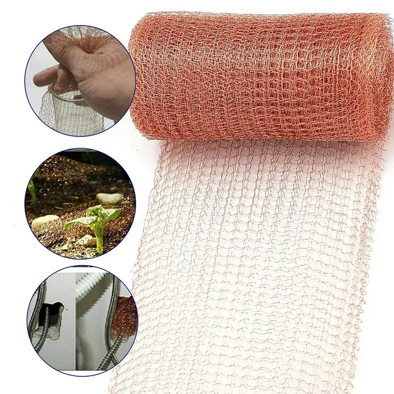 1PC Pure Copper Mesh Anti Snail Copper Wire Filter for Distilling Household Brewed Beer Garden Products