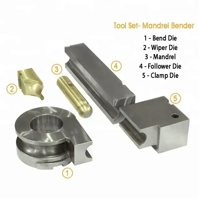 38 mm  76 mm Stainless steel exhaust numerical control Bender mandrel and bending die