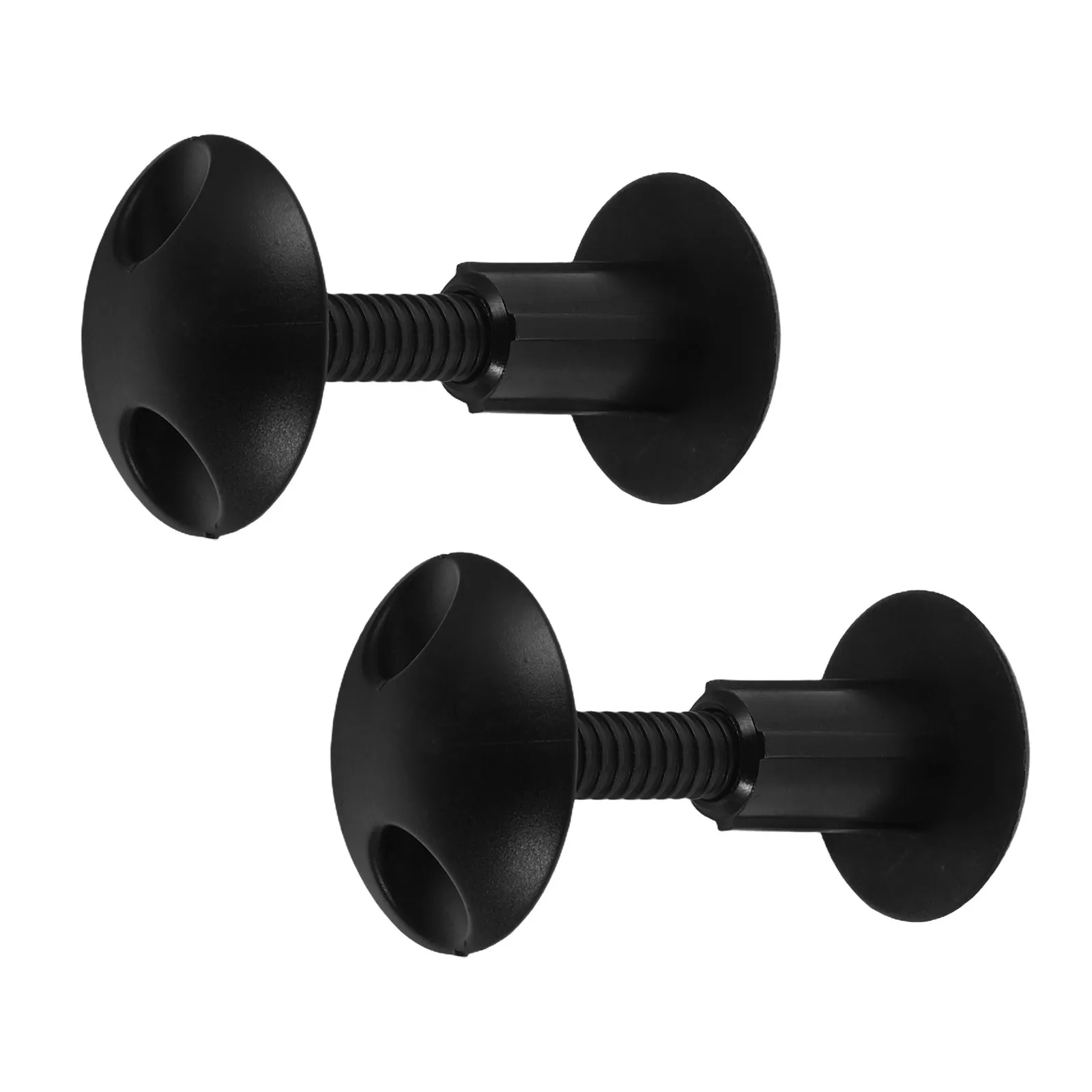 2 قطعة مقود لوح التزلج المكونات الأسود لينة مجلس ملحق دائم البلاستيك البناء جولة رئيس مرفق آمن تصفح #1