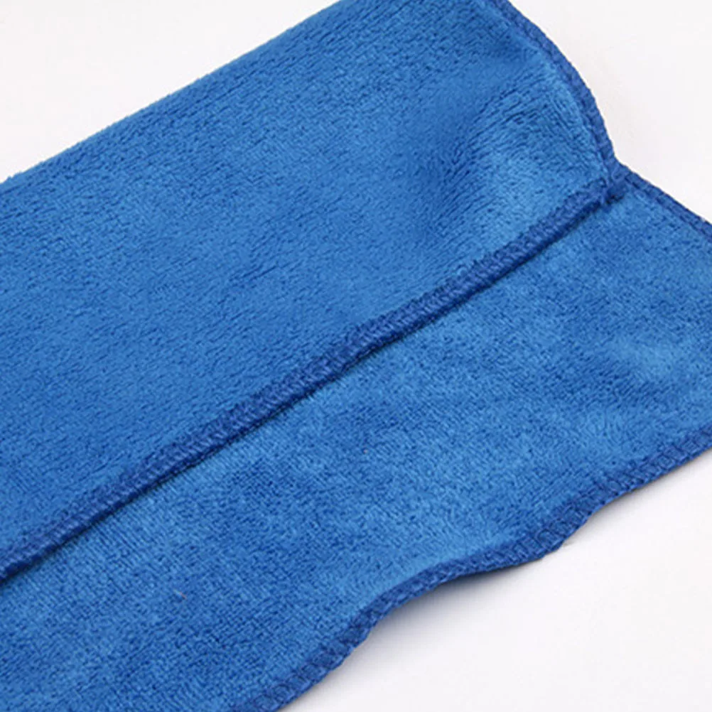 

4 Pcs Water Absorption Towels Small Blue Cotton Cleaning Rag Accessories For Home Daily Use Pigment Mini Towels
