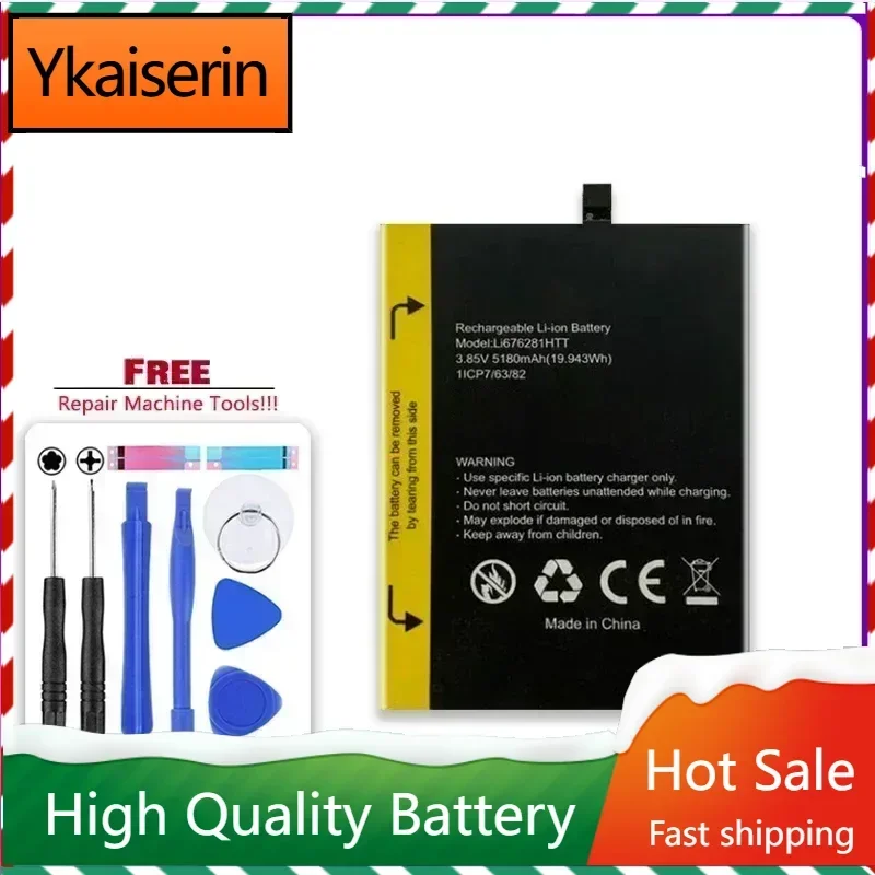 New Li676281HTT Battery 5180mAh for Blackview BV7200 BV 7200 Mobile Phone Bateria Batteries Warranty + Track Code