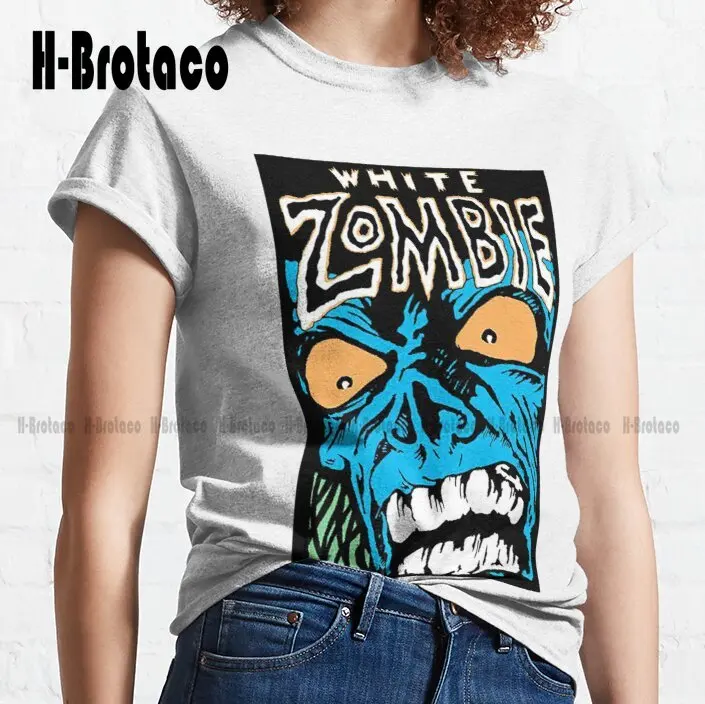 Band Tour 90S White Zombie, Rob Zombie Trending T-Shirt Anime Shirts For Men Cotton Outdoor Simple Vintag Casual Tee Shirts New