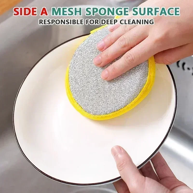 20pcs Dishwashing Sponge Reusable Washable Sponges Double Side Magic Sponge To Wash Dishes Useful Things for Kitchen Clean Tools