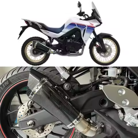 51mm Motorcycle For Honda DREAMWING XL750 Transalp Exhaust Muffler Yoshimura FZ1 R6 R15 R3 ZX6R ZX10R Z900 1000 CBR1000 GSXR1000