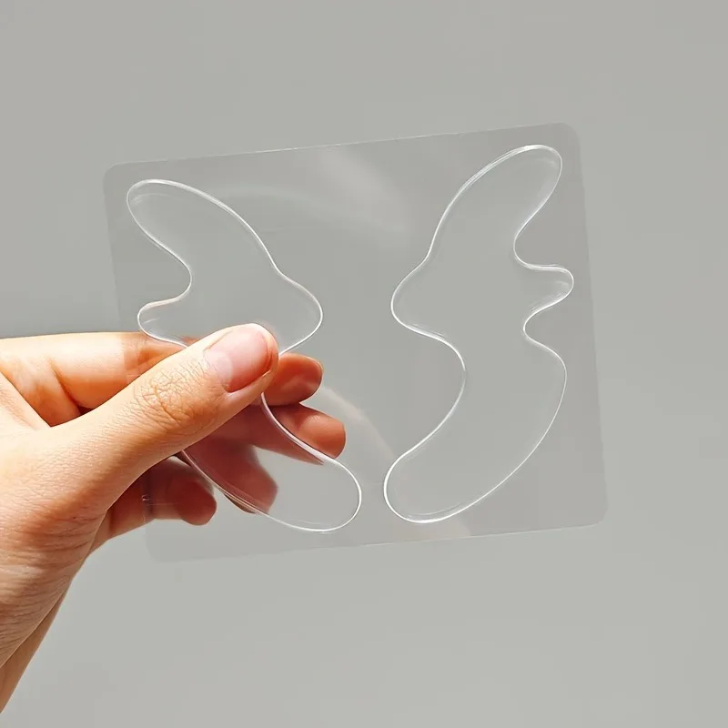 رقع سيليكون قابلة لإعادة الاستخدام للوجه تقلل التجاعيد الدقيقة رقعة ترطيب لخط ابتسامة ناعمة وخط العبوس وأقدام الغربان #5