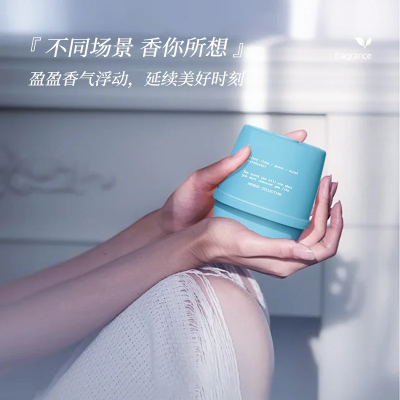 Car solid fragrance cream with no fire aroma and air freshener, long-lasting fragrance retention and deodorizing fragrance cream