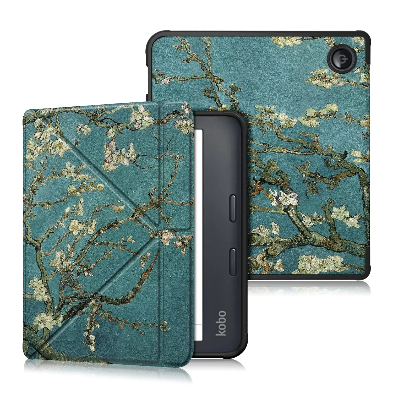 Case for Kobo Libra 2 (2021 Release, Model N418) E-Book Case Cover, TPU Leather Protective Cover with Auto Sleep Wake Feature