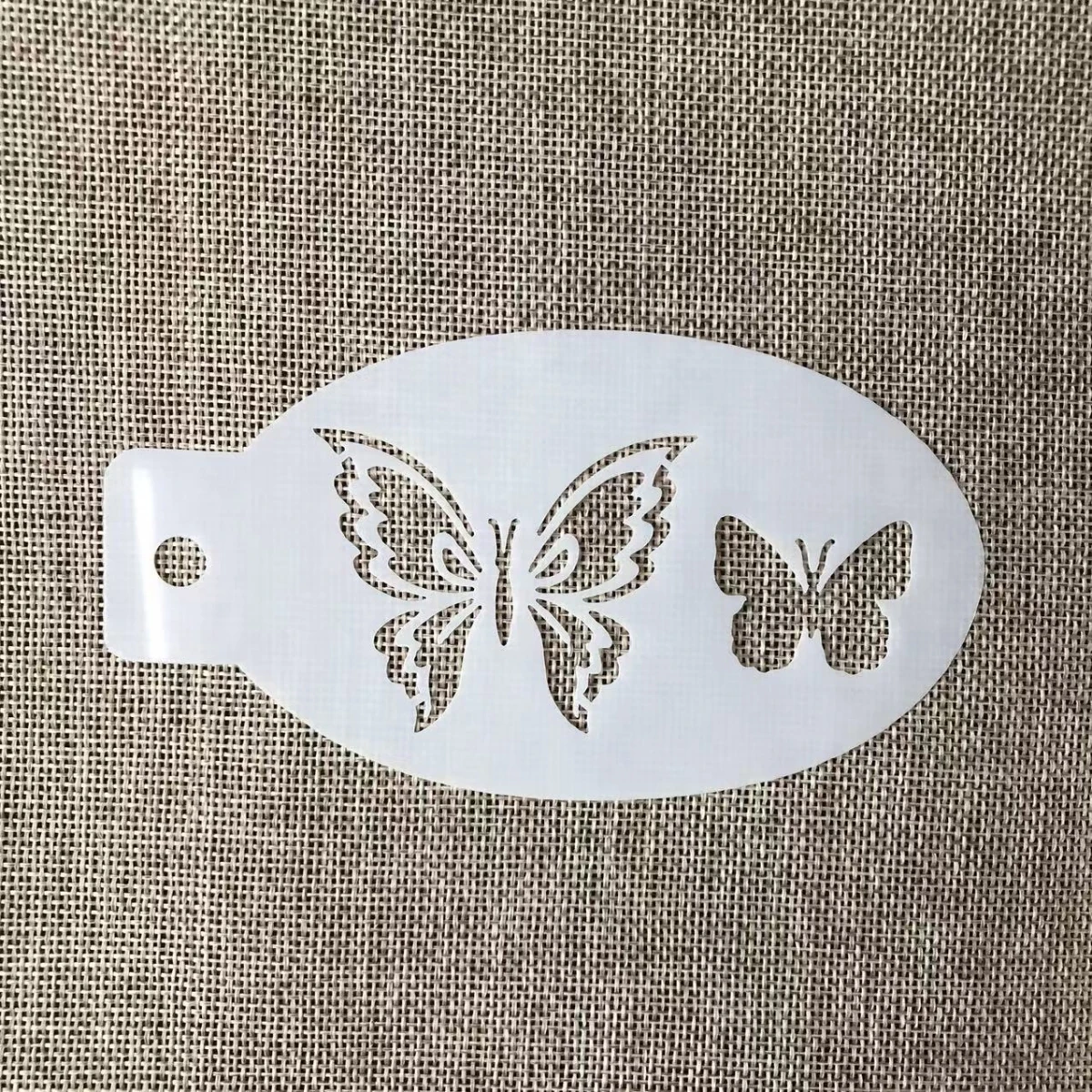 5.3*3inch Butterflies Face Body Paint Stencils for Painting Scrapbook Coloring Embossing Album Decorative Template