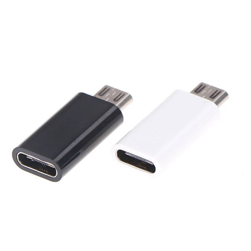 Adaptador hembra tipo C a conector macho Micro USB, convertidor