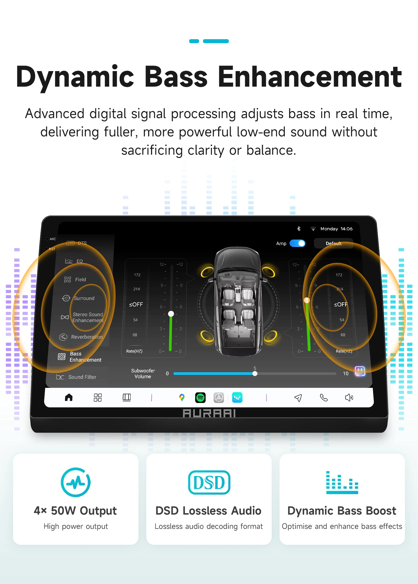 Hizpo 2K Bildschirm Kabelloses Android Auto für Lexus IS250 IS300 IS200 IS220 IS350 2005 - 2012 Auto-Infotainment-Player 3D HD Stereo – Detail 20