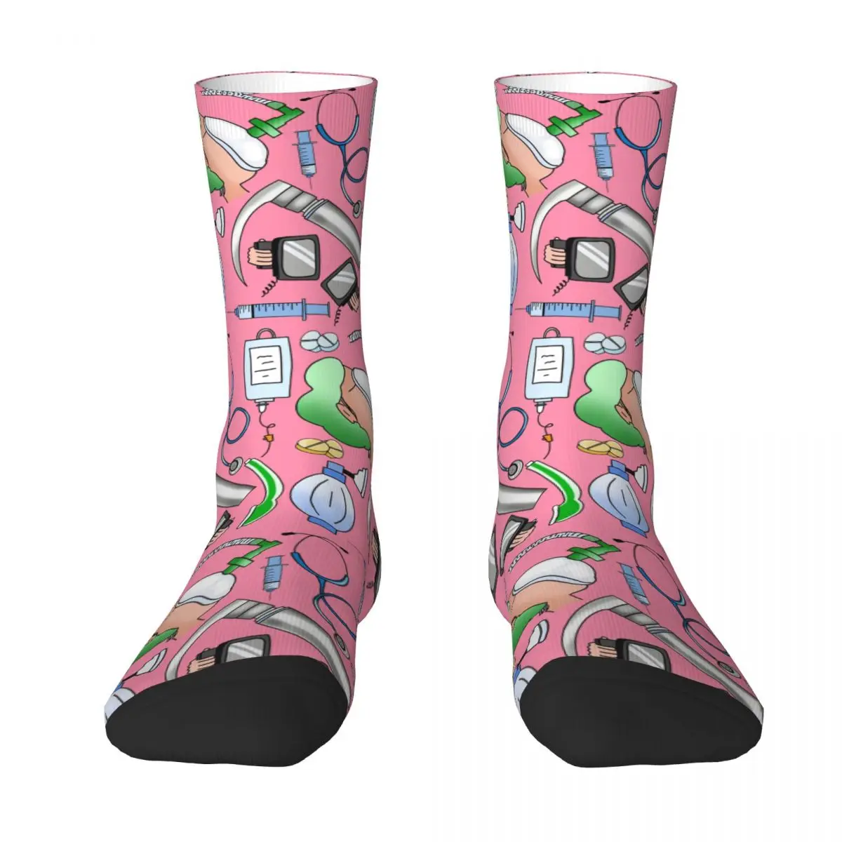 Anesthesia Socks Harajuku Super Soft Stockings All Season Long Socks Accessories for Unisex Gifts