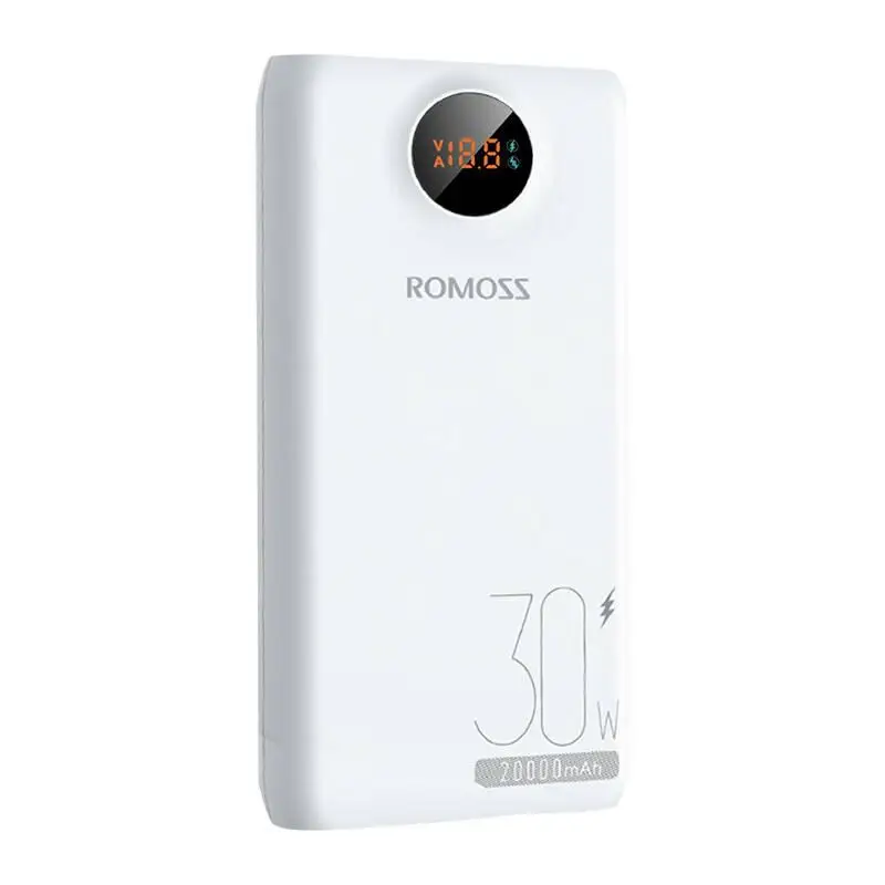 ROMOSS 20000mAh 30W قوة البنك بطارية خارجية شحن سريع USB C باور بانك محمول قوي لأجهزة الكمبيوتر المحمول Xiaomi 13 iPhone 14 #1