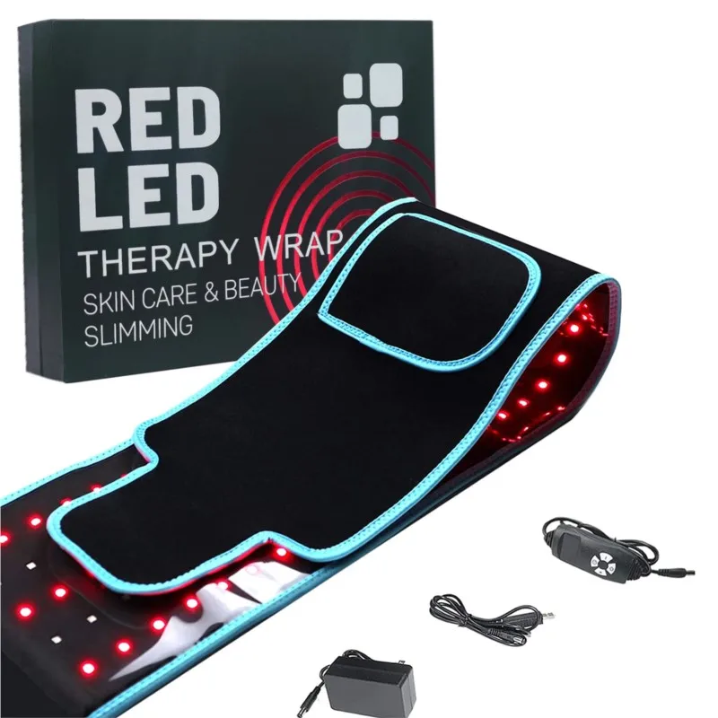 

Red ＆Infrared LED Light Therapy Belt 850nm 660nm Back Pain Relief Wrap Burn Fat Belt Slimming Machine Waist Heat Pad Full Body