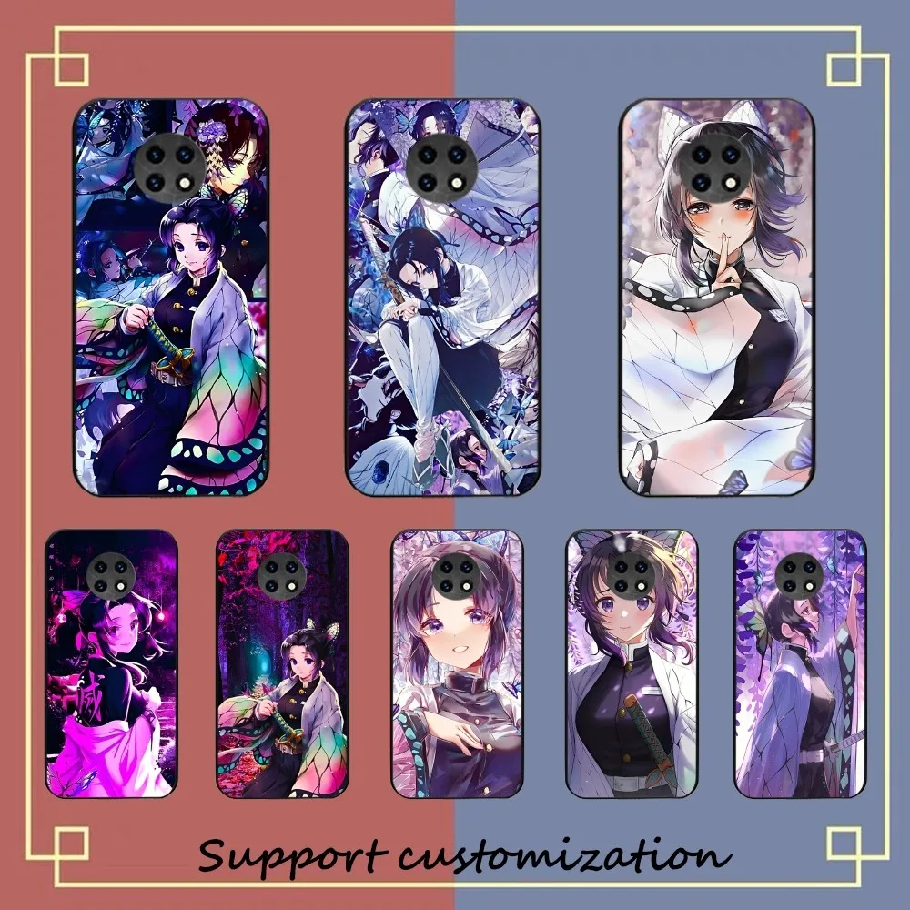 Capa de telefone Demon Slayer, Kochou Shinobu, Redmi Note 4X5 A 6 7 8 Pro T 9 Pro 9S 10 Pro 11 Pro 11S 11S 11 Pro PocoM3pro