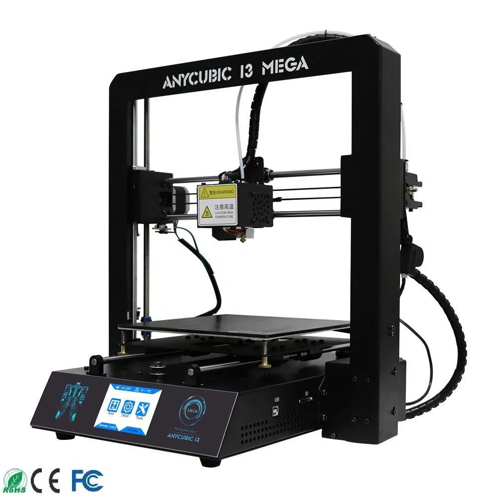 Anycubic Newest Mega I3 3D printer Full Metal Body large printing size 3d drucker high precision industrial 3D printing machine