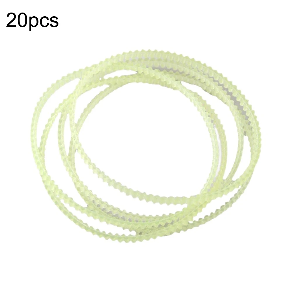 20Pcs Small Strap Gear Belt Set 111/115/119/123/131 For Folder Model Sewing Machine Replacement Parts Low Noise Repair Kit