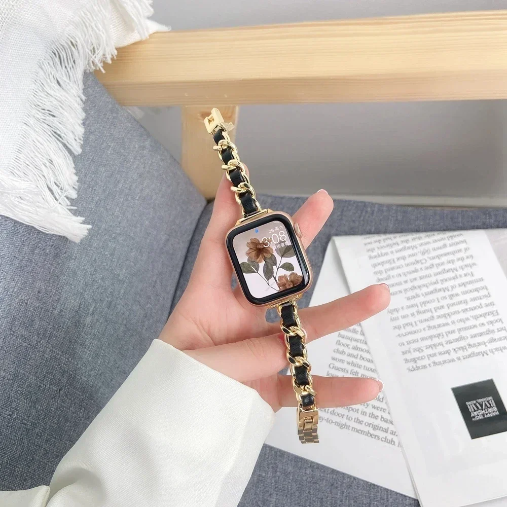 Cinturino in acciaio inossidabile per cinturino Apple Watch 49mm 38mm 42mm 40mm 44mm Bracciale in metallo iWatch Series 8 7 6 SE 5 4 3 2 1 cinturino ultra