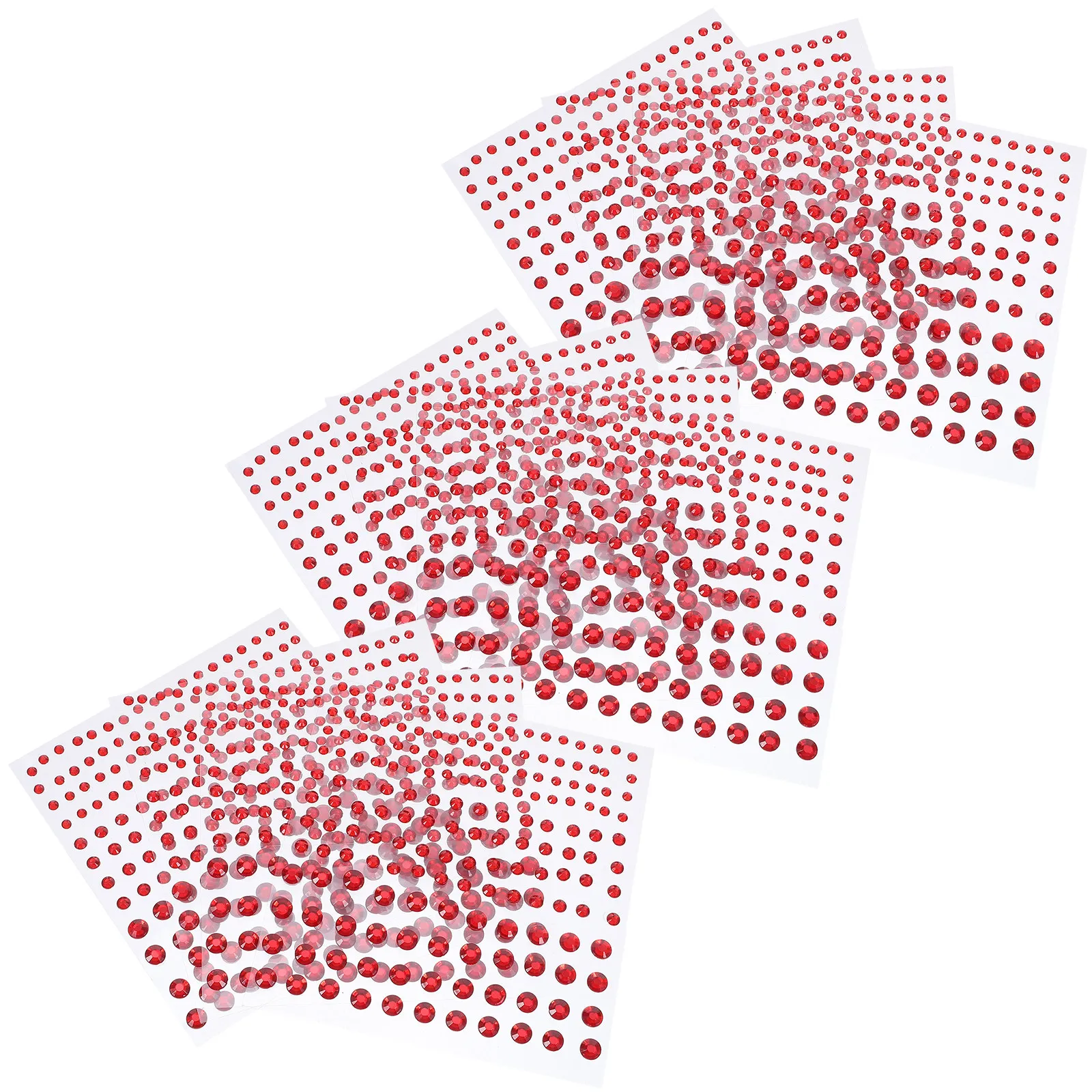 20pcs Self-Adhesive Nail Rhinestones Flatback Jewels for Manicure Decoration