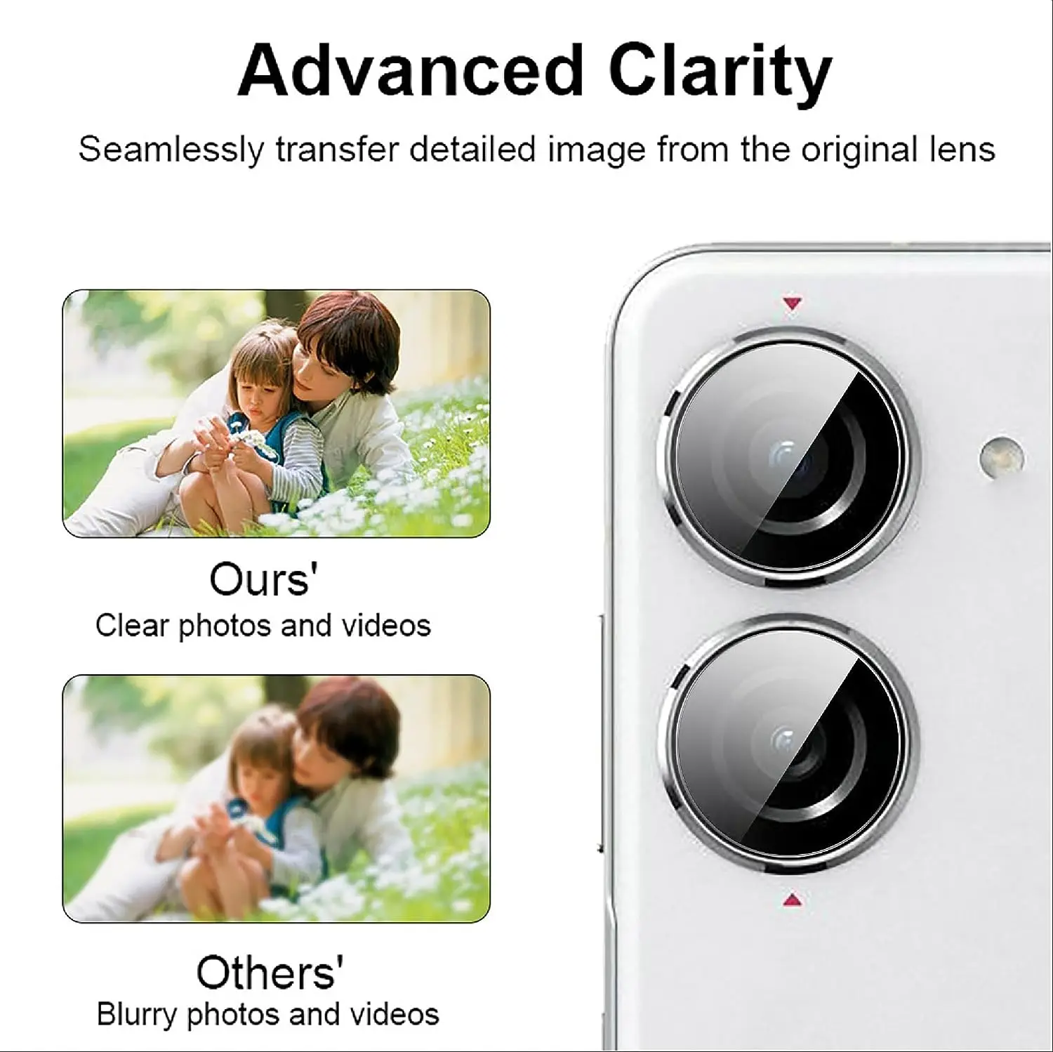 3D Camera Lens Protector For Zenfone 10 10Z Lens Protective Glass For Zenfone 9 9Z Camera Protectors
