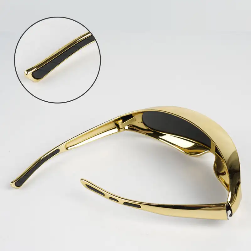 Protective One-Piece Mirror Welding Goggles