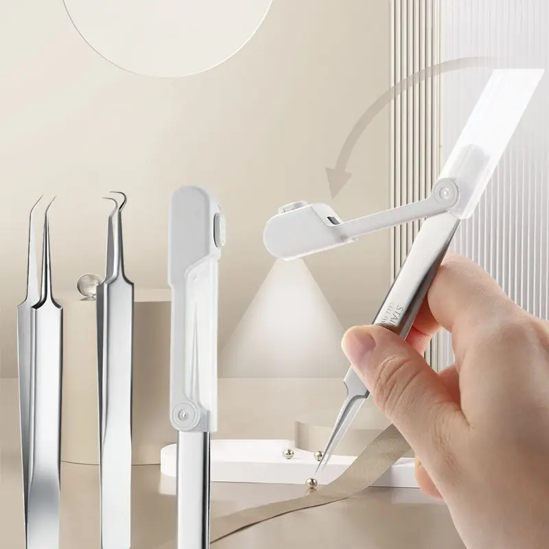 3 قطع ملاقط الرؤوس السوداء الاحترافية للعناية بالجمال من الفولاذ المقاوم للصدأ أدوات إزالة حب الشباب #2