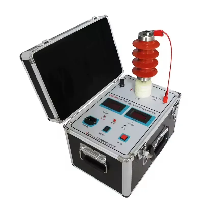Zinc Oxide Lightning Arrester DC Test Equipment Laboratory High Voltage Testing Facility Portable U1mA 0.75 U1mA Leakage