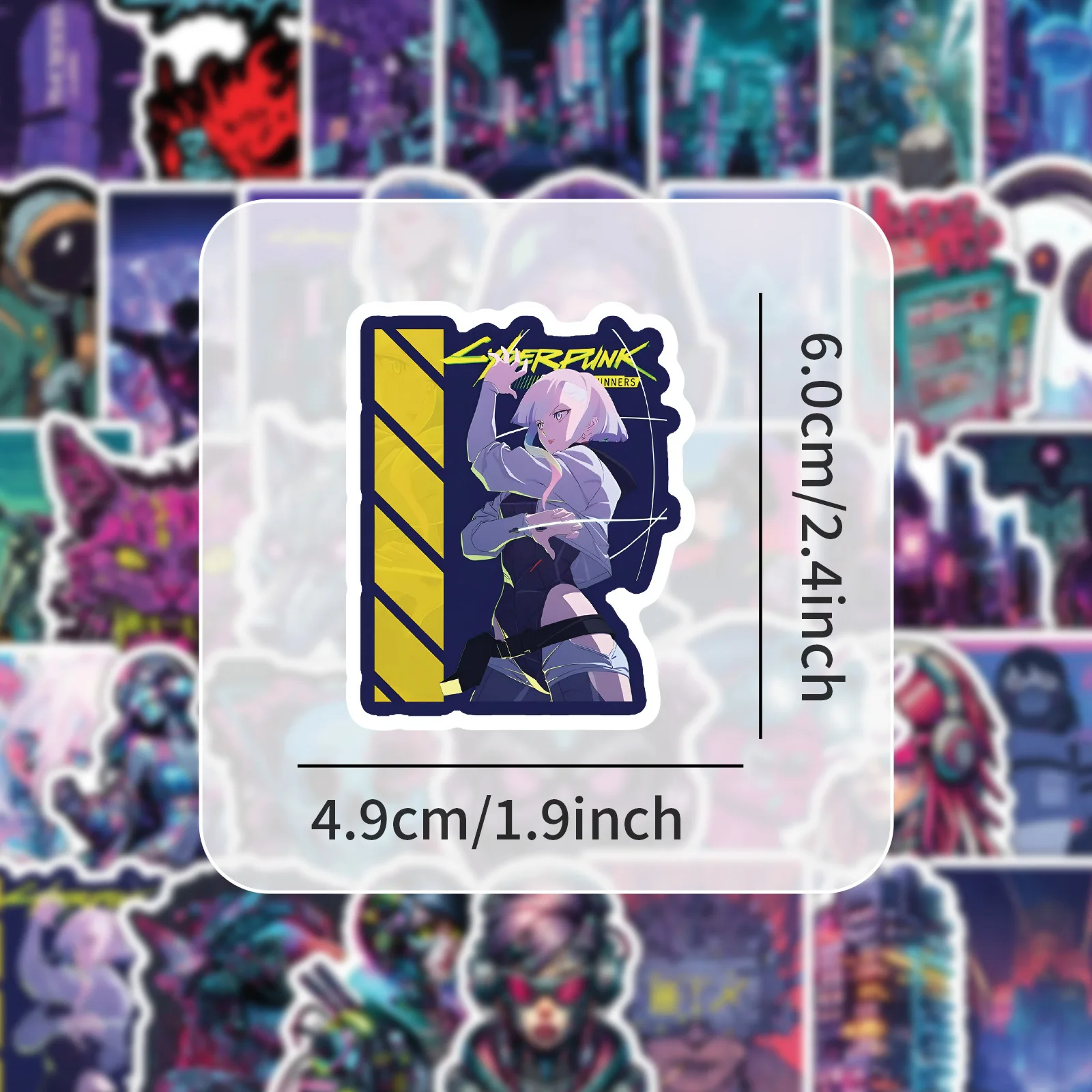 สติกเกอร์ลายการ์ตูนสไตล์ไซเบอร - Phone Cases Websites บทวิจารณ์และราคา
