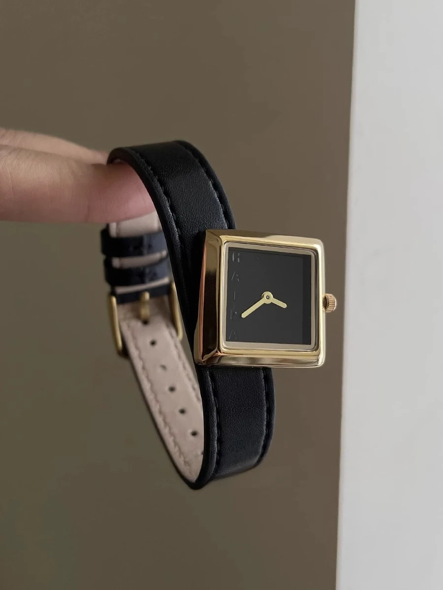 Джинсовые часы женственность, изысканный нишевый дизайн в стиле ретро, модные водонепроницаемые студенческие часы