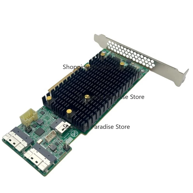 Expansion Card for Server, 8 Port, 12 Gbps, SAS, SATA, NVMe Disk, PCIe4.0, X8 Host Interface, 8GB Cache Network Array Card, 3260