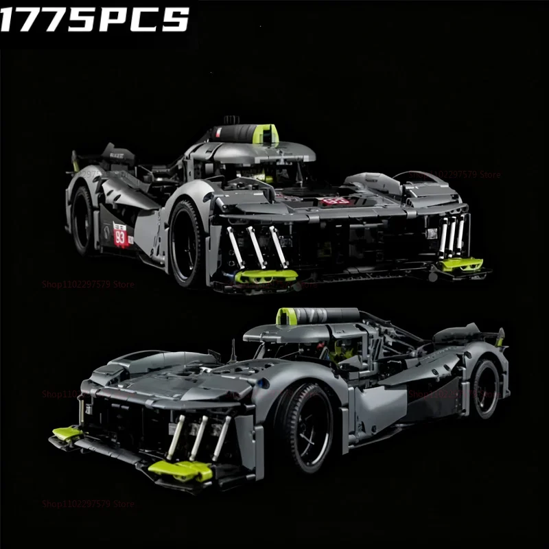 Blocs de voiture techniques 1700 + pièces 42156, jouet de construction de voiture de Super course pour enfants, modèle hybride Hypercar Compatible, cadeaux pour enfants et adultes