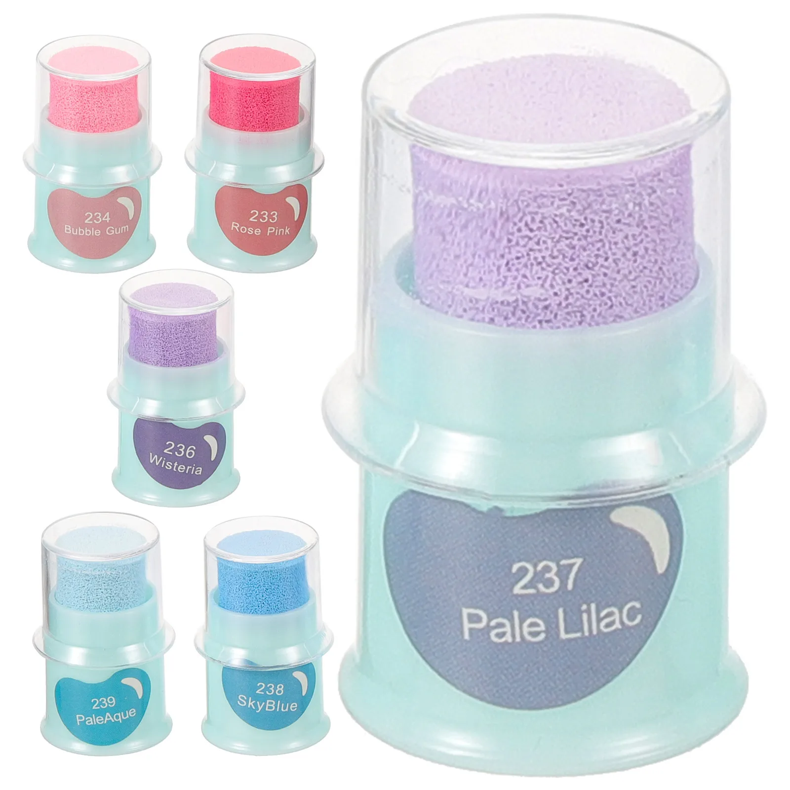 แผ่นหมึกสีสดใส 6 ชิ้น ล้างออกได้ สำหรับระบายสีด้วยนิ้วมือ งานฝีมือ DIY แสตมป์ สำหรับงานศิลปะสร้างสรรค์ แผ่นหมึกสำหรับระบายสี