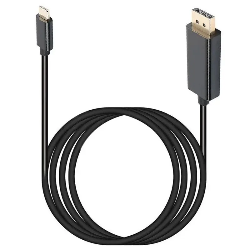 USB C Thunderbolt3 to Display Port Monitor Type-C to DP1.2 4K@60Hz Adapter Cable Compatible with Macbook Pro XPS Chromebook