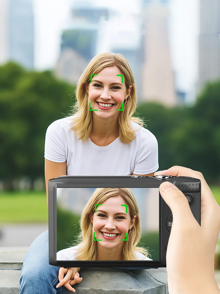 Ourlife Compacte digitale camera 5K 72MP 2,8 '' scherm LCD-scherm 16X digitale zoom Vintage fotografie Vlog videorecorder YouTube - afbeelding 2