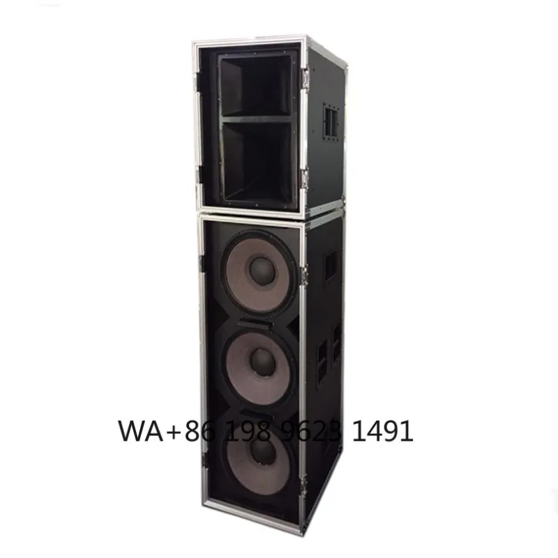 1400W Active Line Array Speaker Dual 10 Inch + 18 Inch Subwoofer Outdoor Wedding Stage