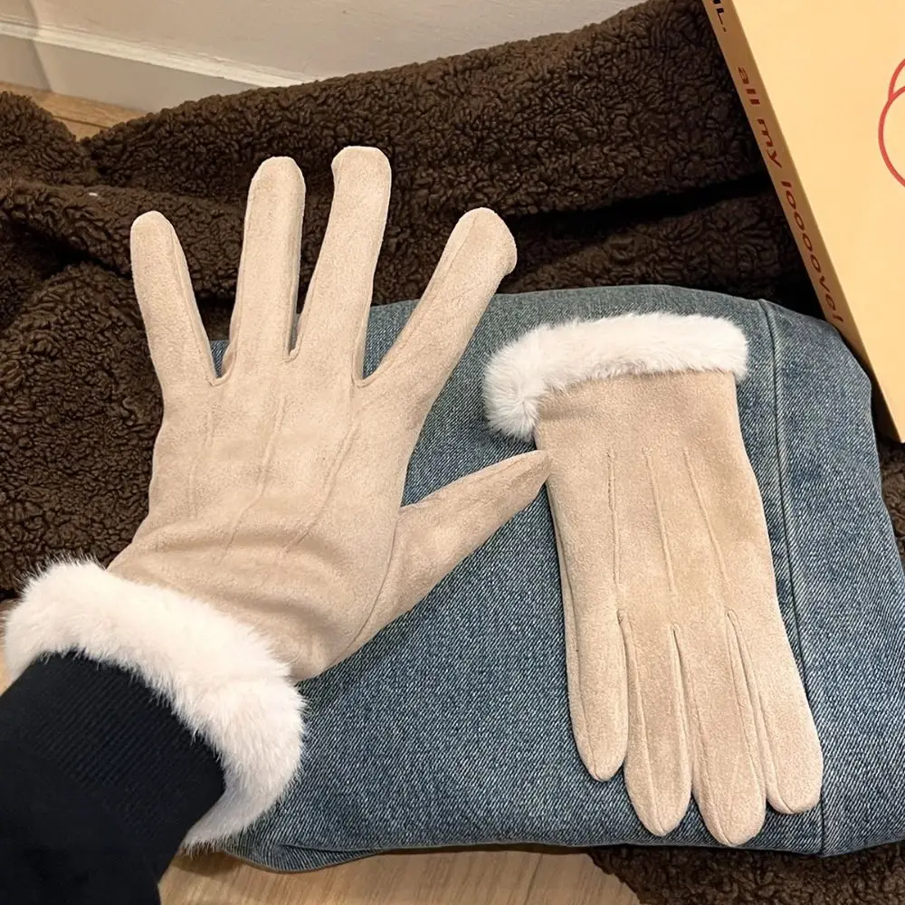 luvas-de-ciclismo-com-forro-de-poliester-compativeis-com-tela-sensivel-ao-toque-tamanho-Unico-forradas-com-la-isolamento-termico-luvas-de-dedo-inteiro