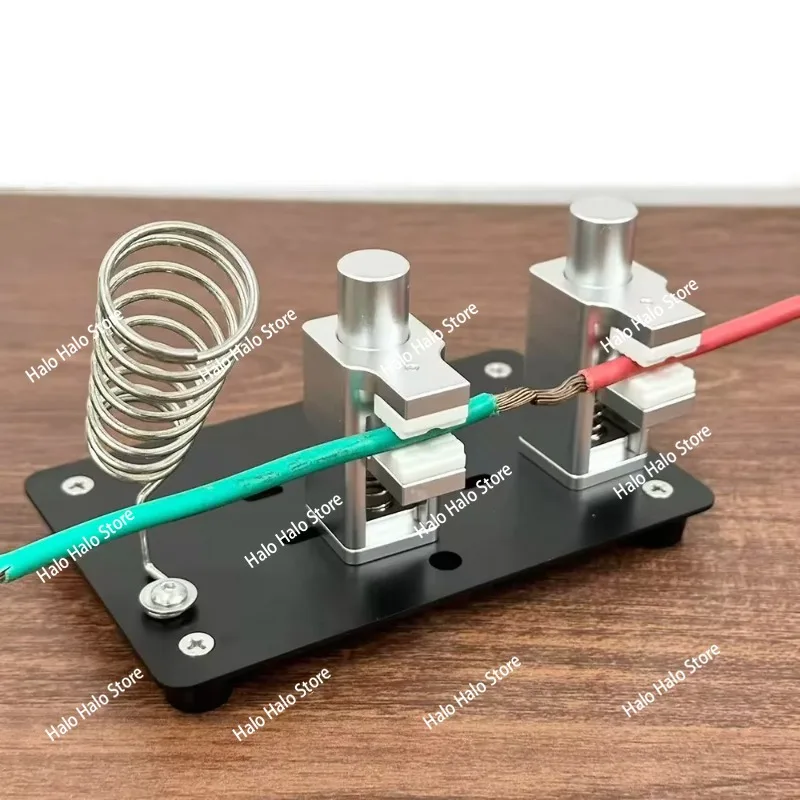 Multi-Functional Ceramic Soldering Wire Clamp PCB Repair Fixture Aluminum Alloy Movable Base
