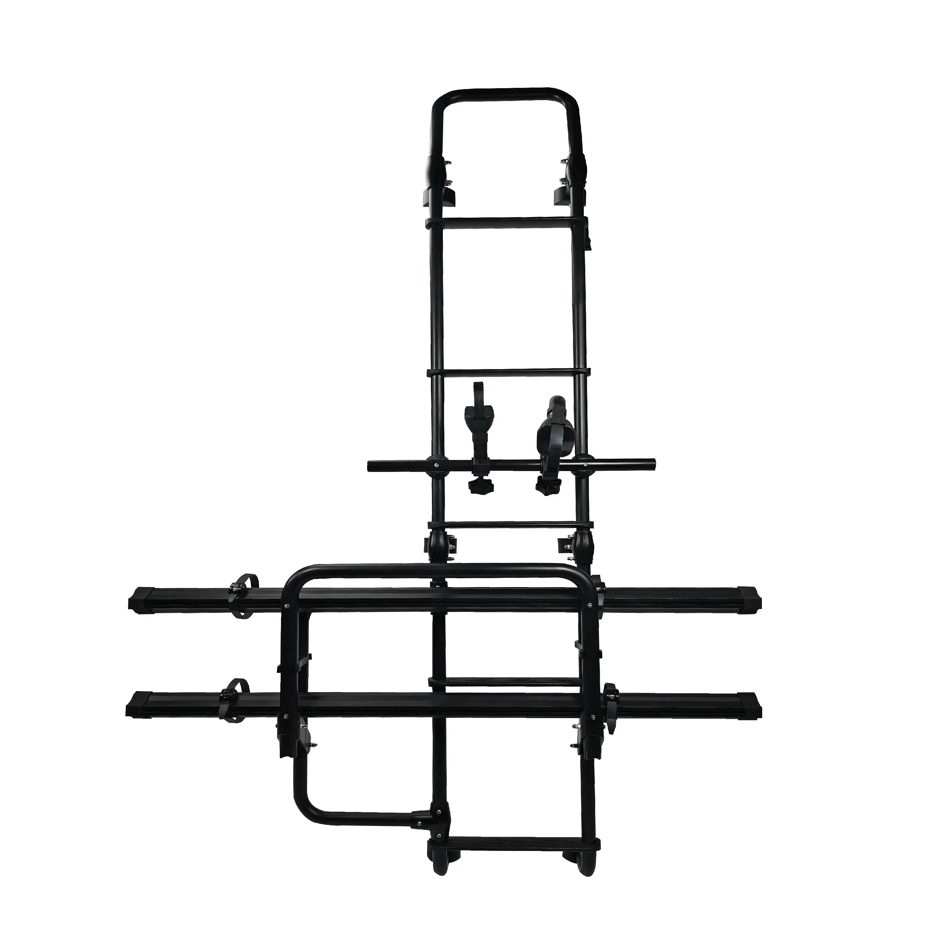 

2025RV part accessories back folding bike carrier +ladder motornome ladder bike carrier combination exterior parts two in one