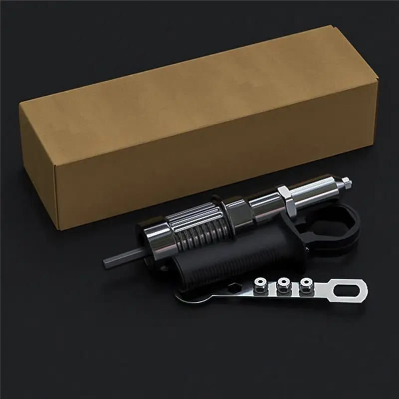 ABKW-Electric Riveting Machine Adapter With 2.4/3.2/4.0/4.8 Mm Diameter Rivet Head Drill And Handle Wrench Rivet Tool.