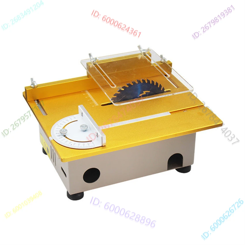 

96W Desktop Mini Table Saw Professional Mini Cutting Machine DIY Electric Woodworking Household Cutting Machine 795 Motor 12-24V