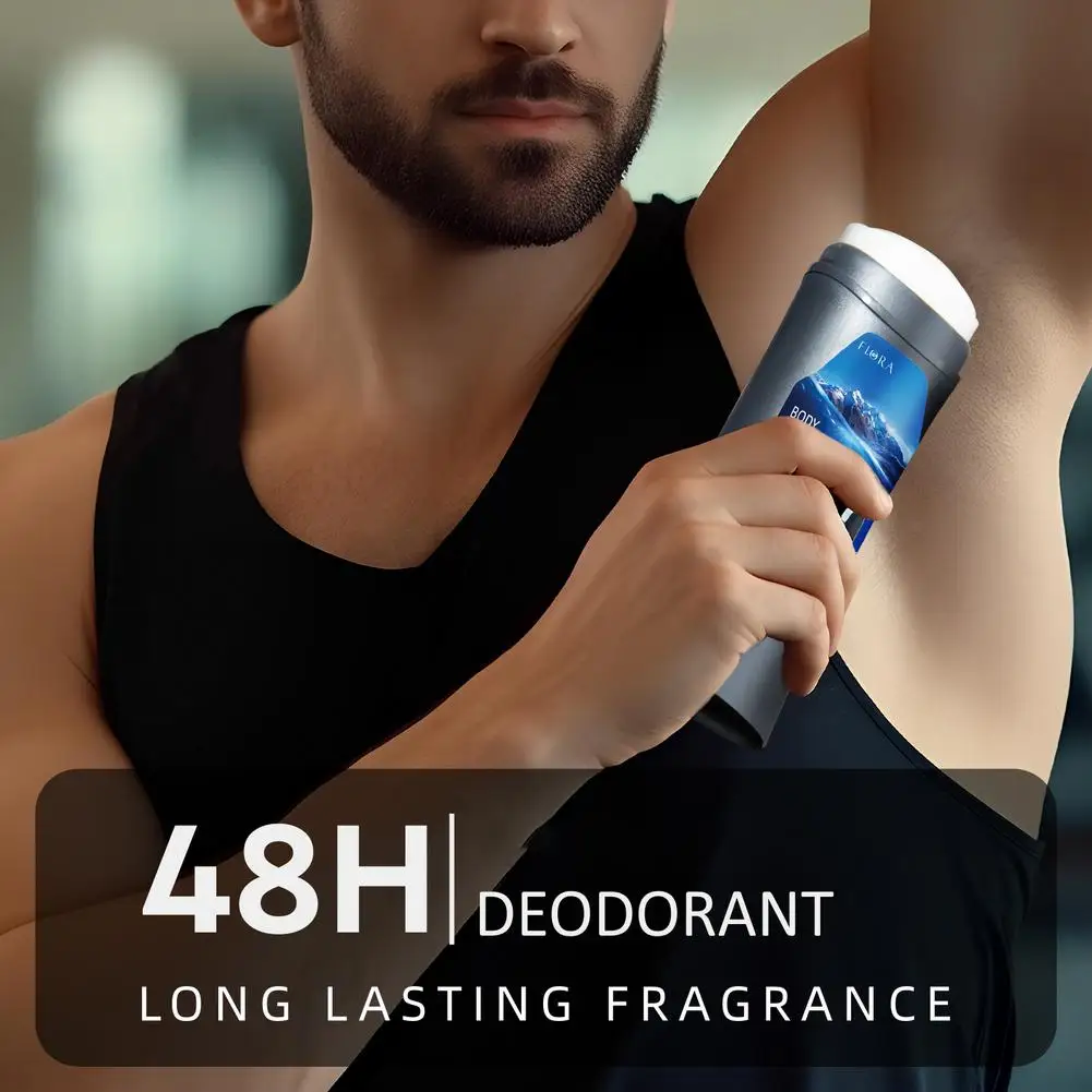 

Solid Perfume & Deodorant Antiperspirant Man,Body Odor Perfume,Pure Sandalwood Solid Remover With Aluminium,Ocean Sport U1T3