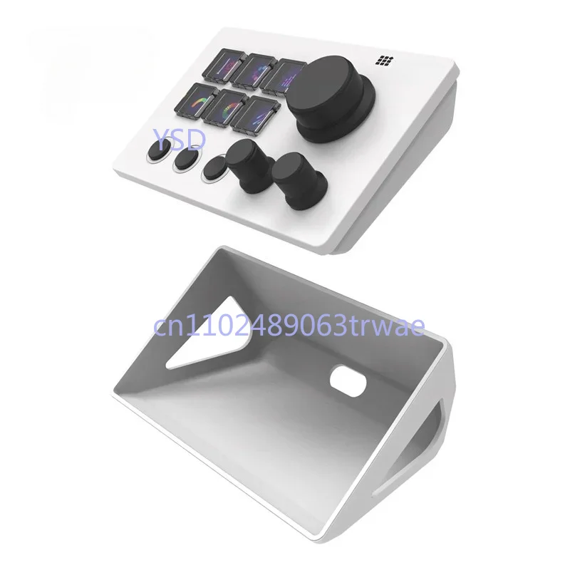 

Mbox N3E Stream Deck 6-Key Visual Keyboard Wired Custom Keyboard (White/Black) for OBS PS Twitter